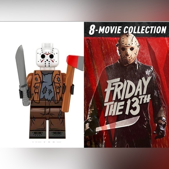 1pc Custom Jason Voorhees Friday the 13th Building Block Minifigures Toys Horror - Picture 1 of 7
